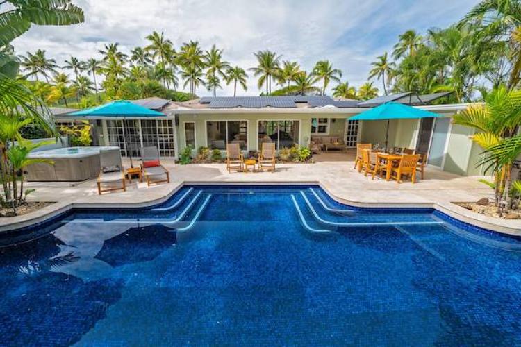 An Oahu vacation rental with a pool